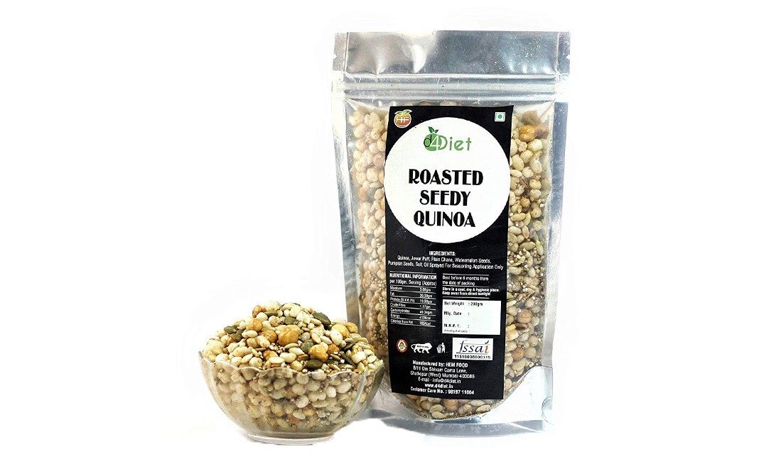D4Diet Roasted Seedy Quinoa    Shrink Pack  200 grams